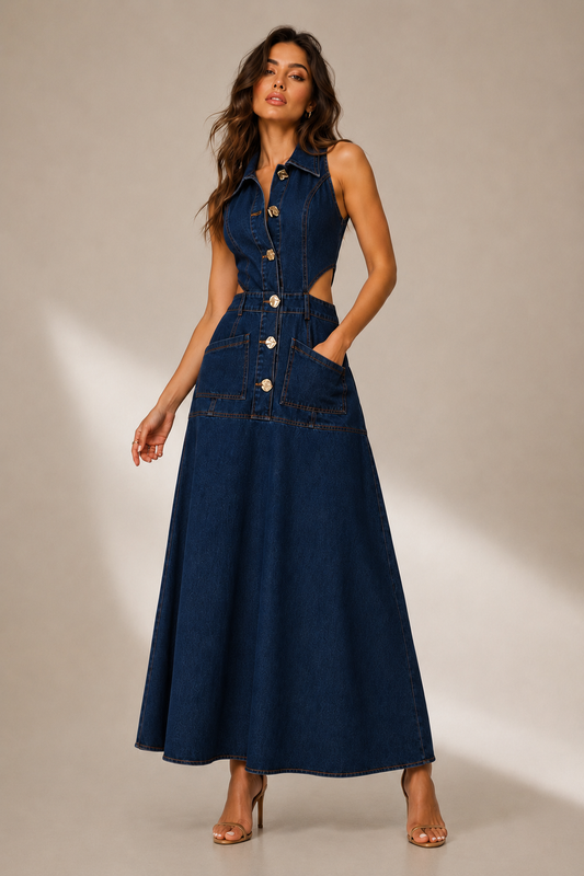 MONACO DENIM DRESS