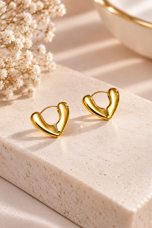 Aretes corazón