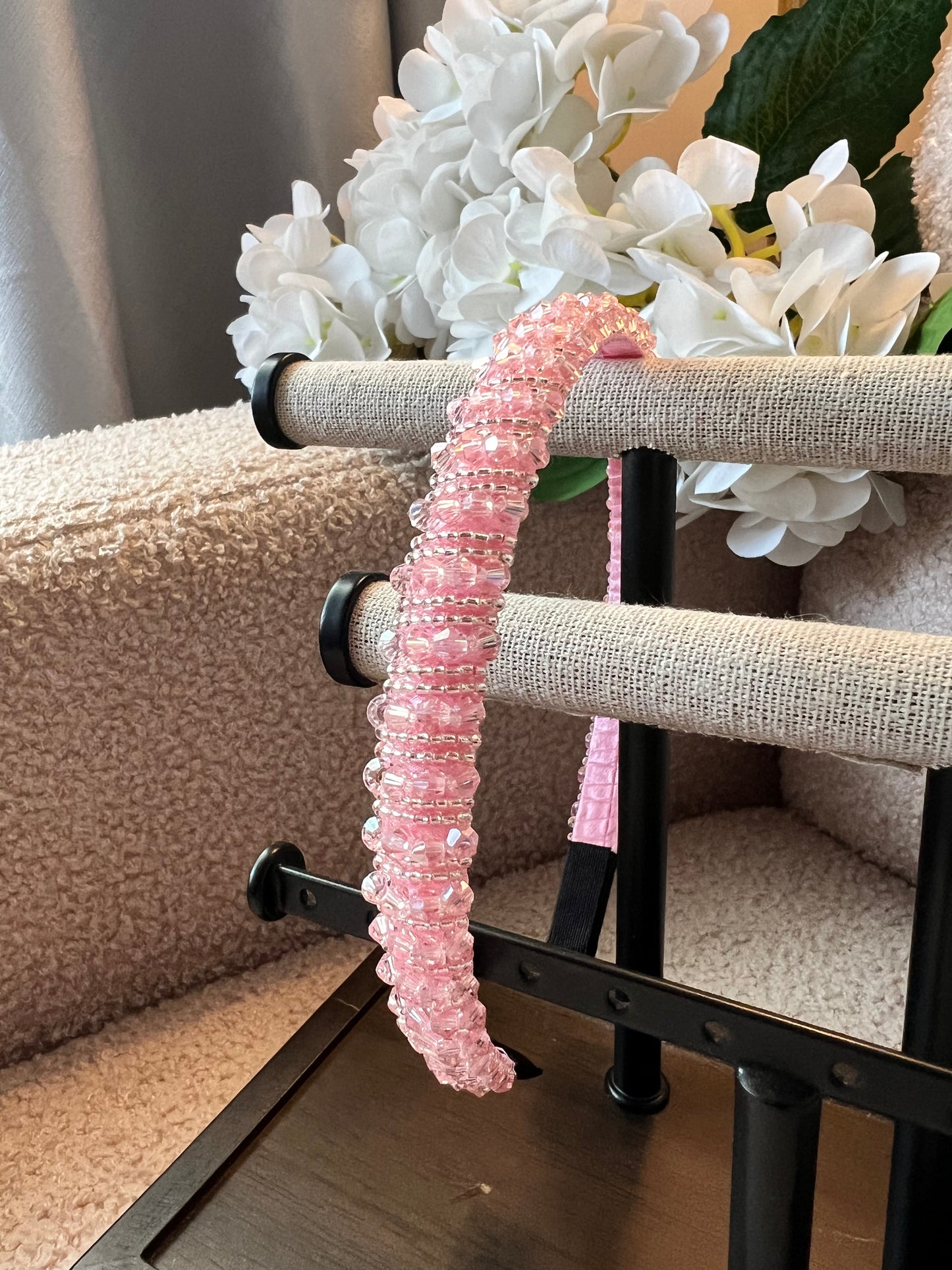 Diadema delgada rosa claro 01514