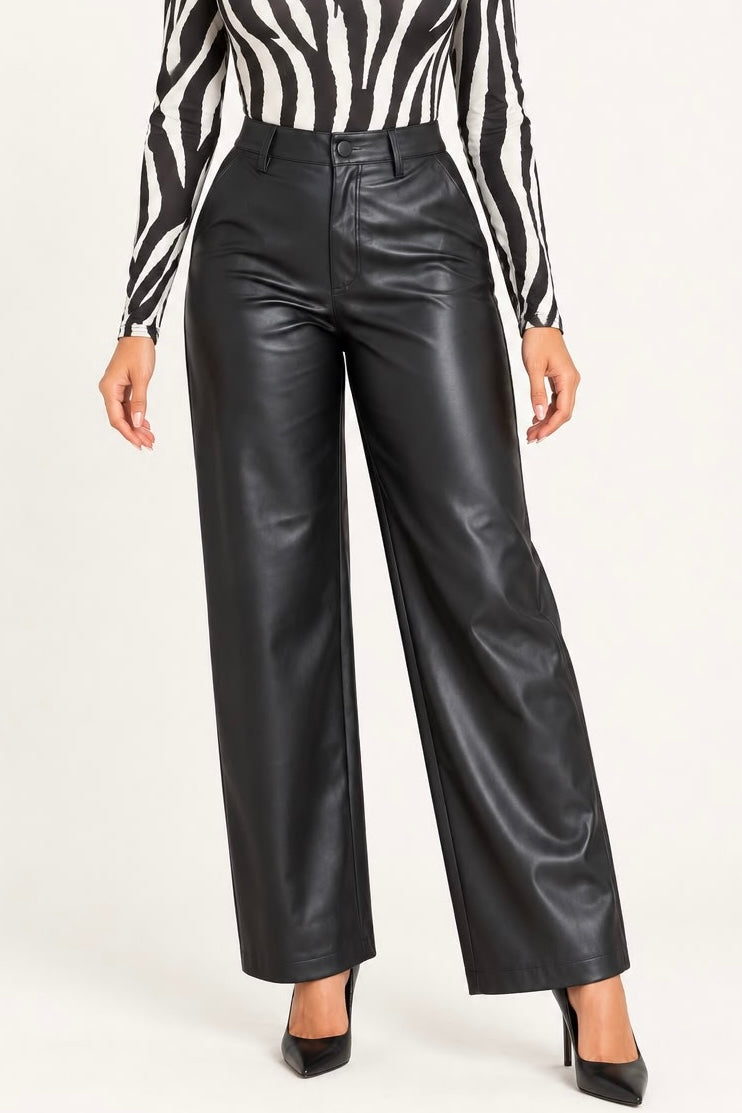 PANTALON BARREL CUERO