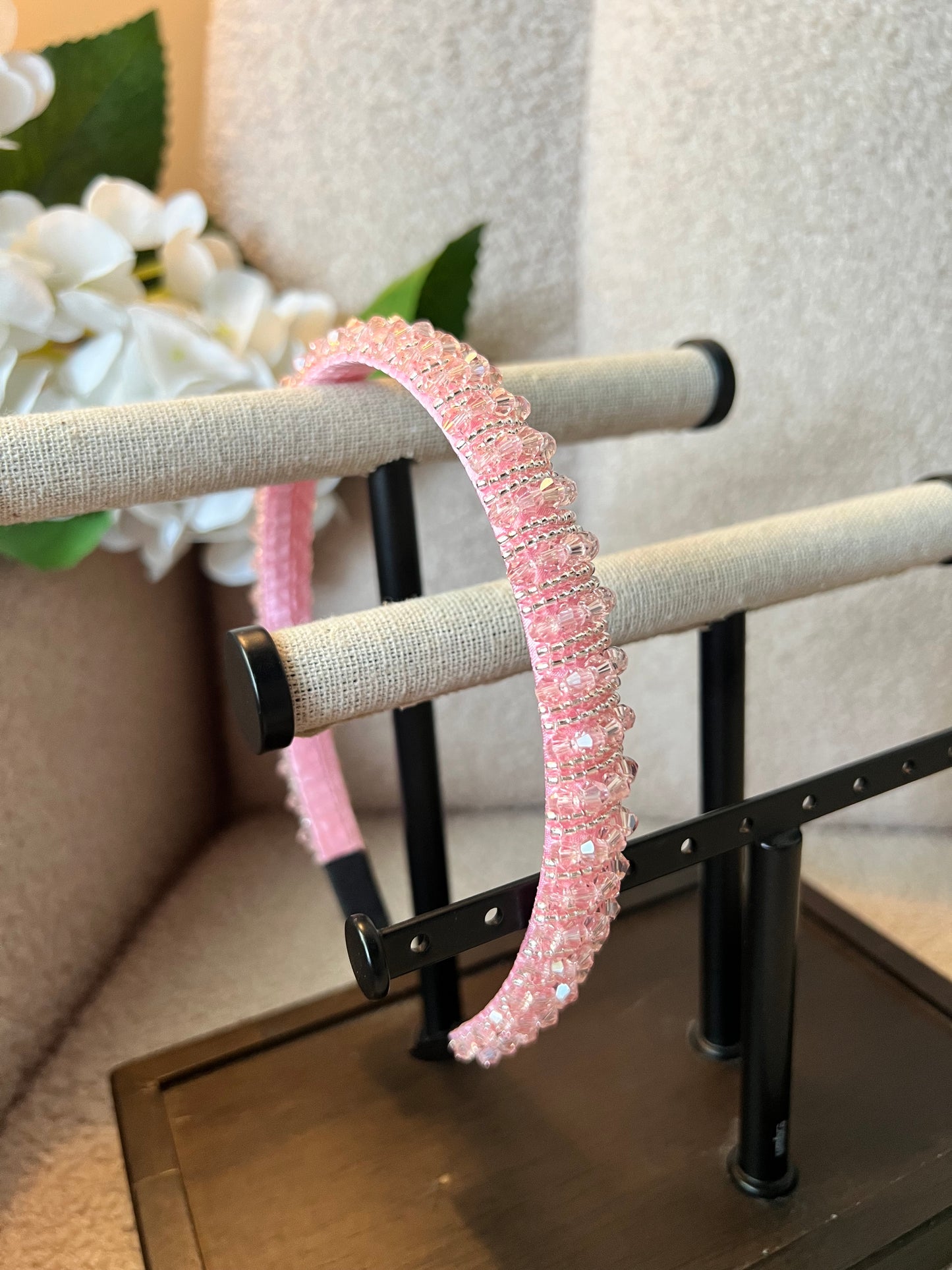 Diadema delgada rosa claro 01514