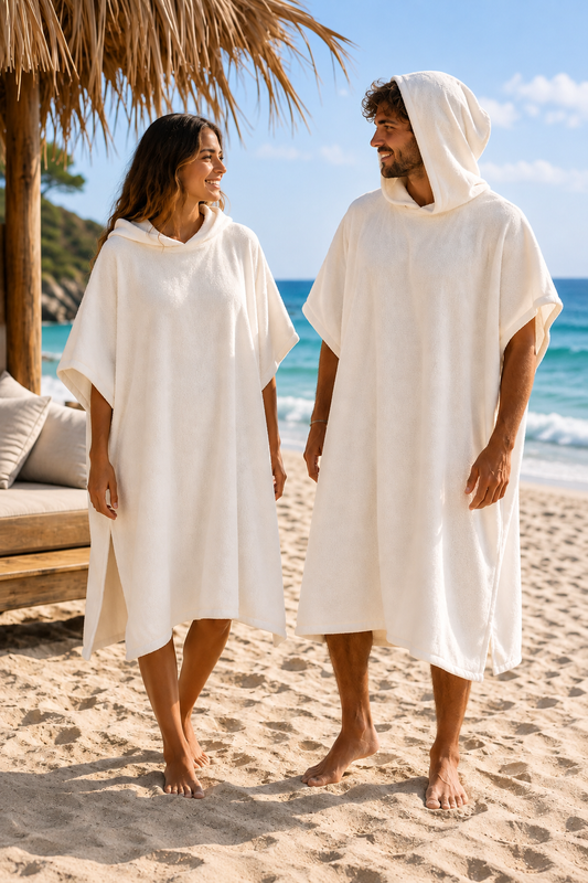 Poncho Adultos Blanco