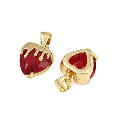 DIJE CORAZON CORAZON DE CRISTAL GOLD GLADE