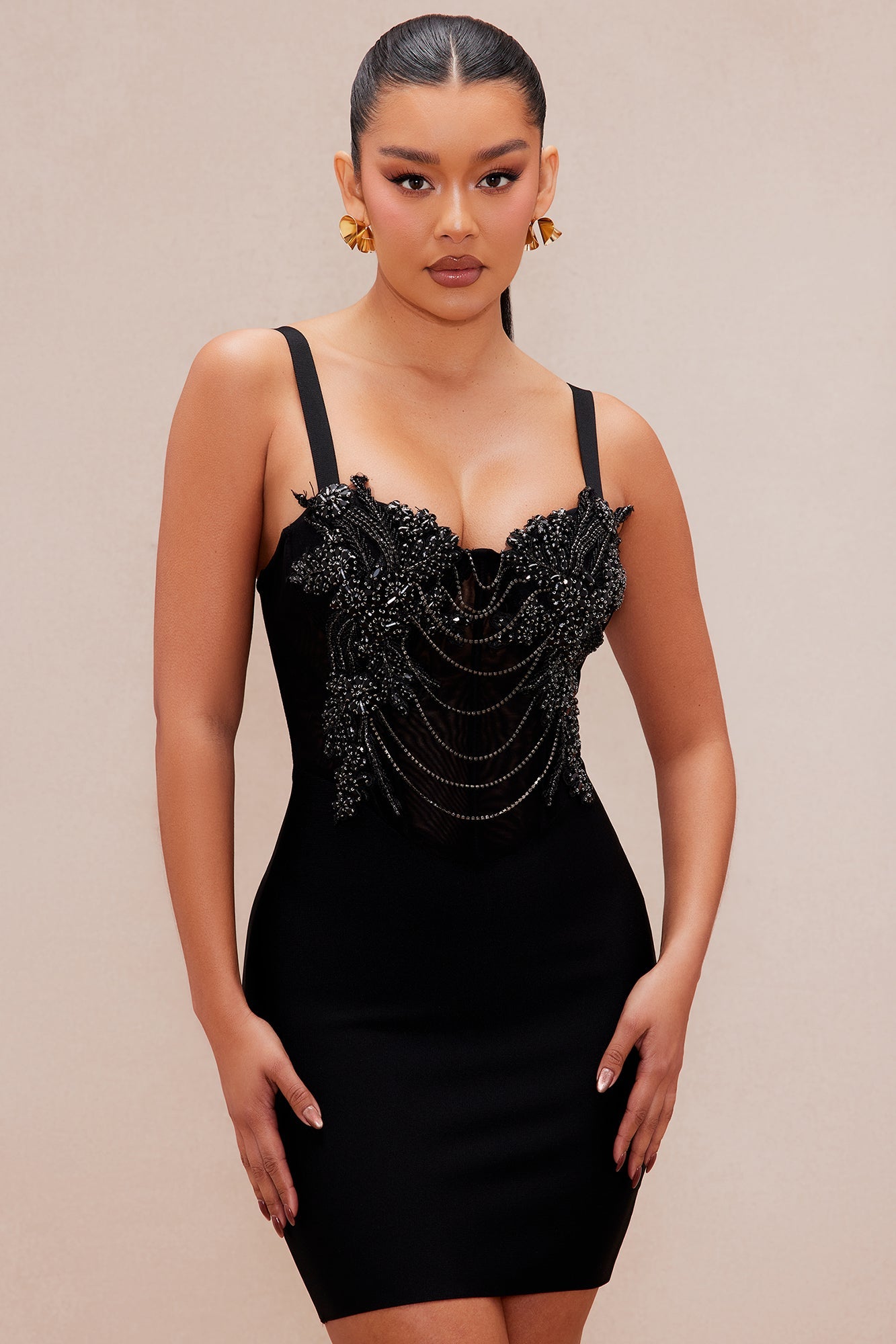 Jocie Embellished mini dress