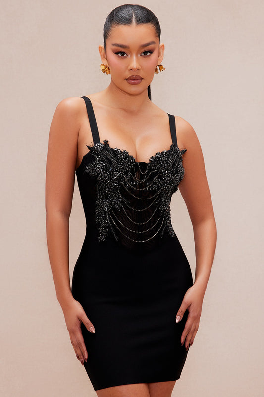 Jocie Embellished mini dress