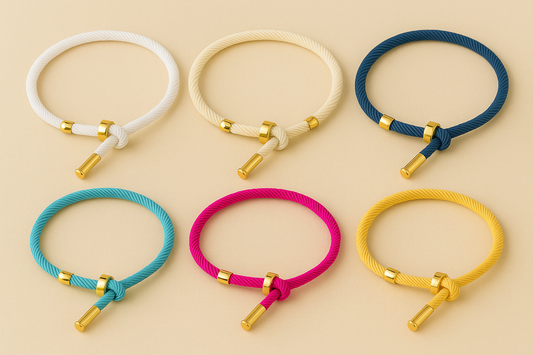 PULSERA TELA COLORES VARIOS