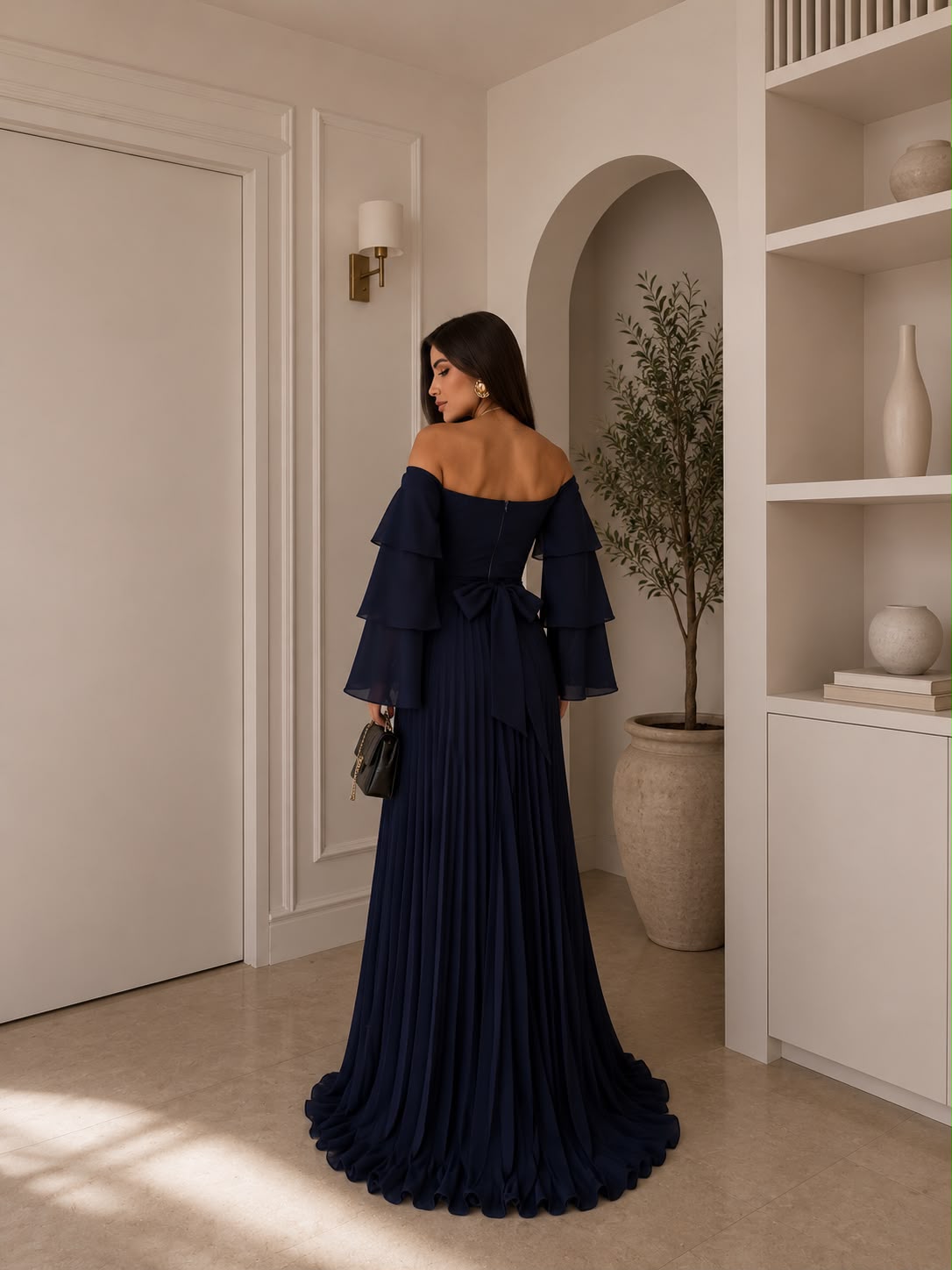 Vestido azul Imperial