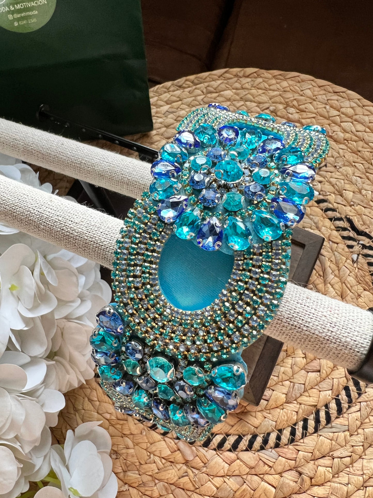 Diadema elegante sky blue 03817