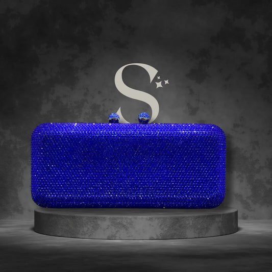 Cartera de Noche Azul Royal