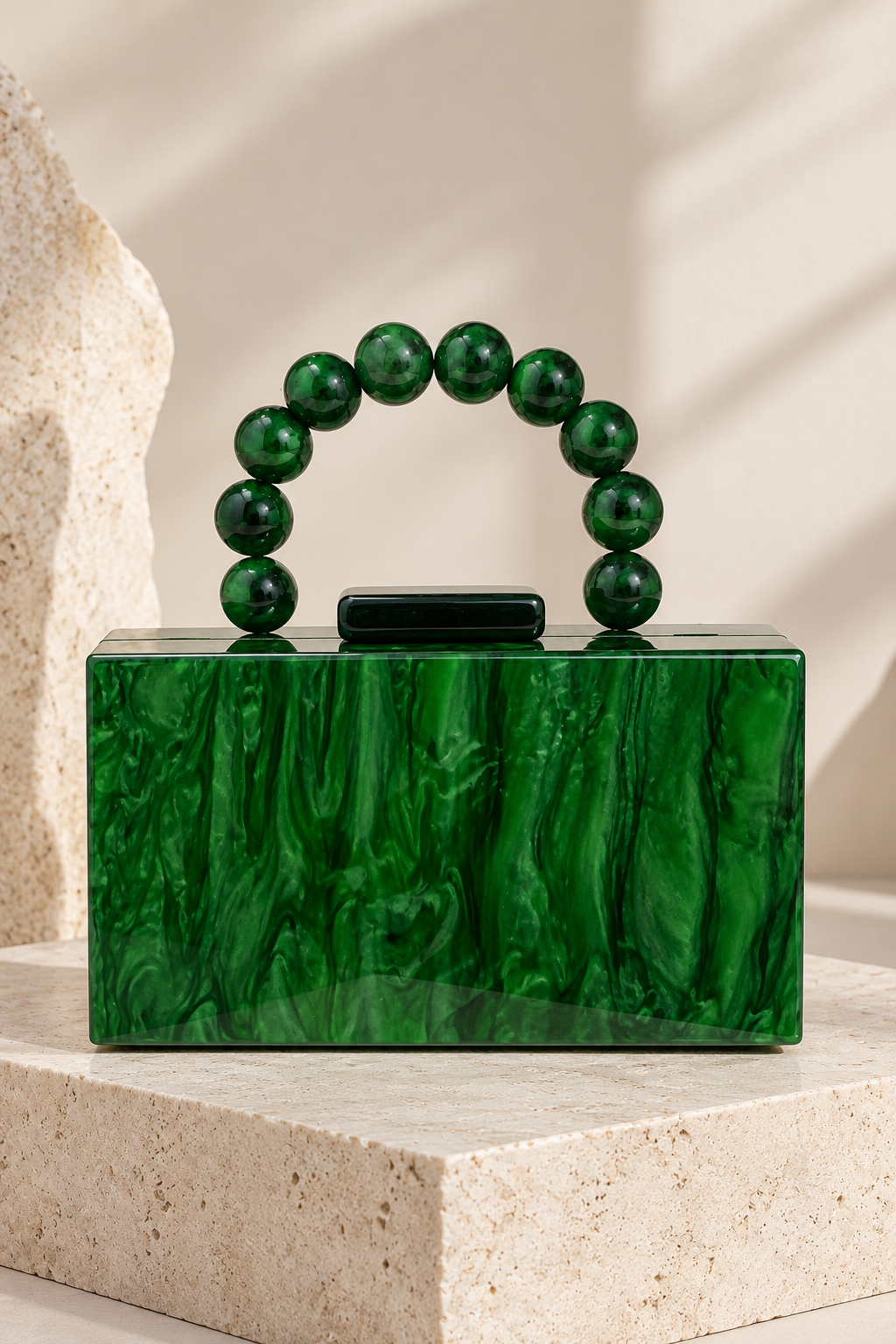 Clutch Esmeralda Perla