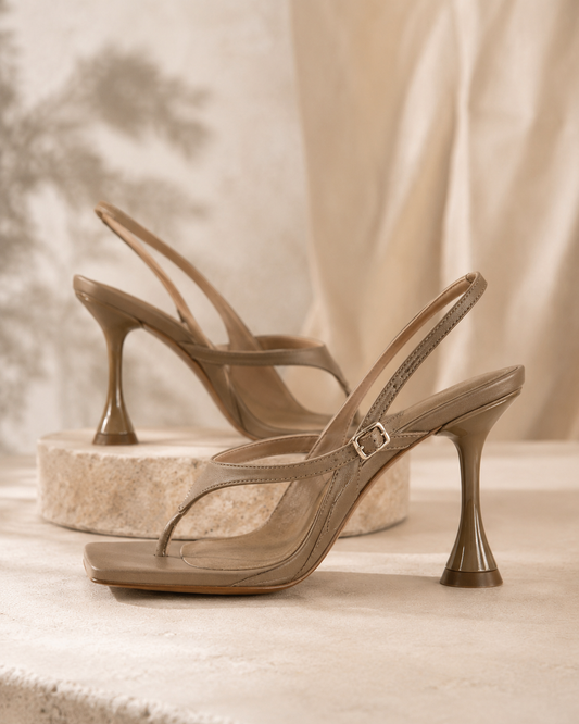 Tacones Camel