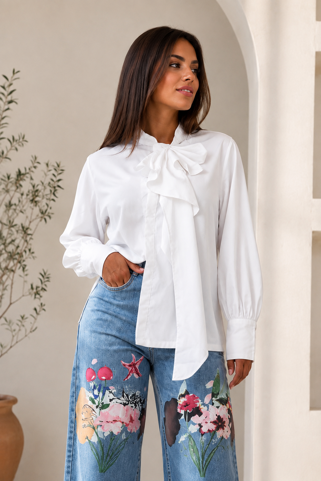 Blusa Blanca elegant