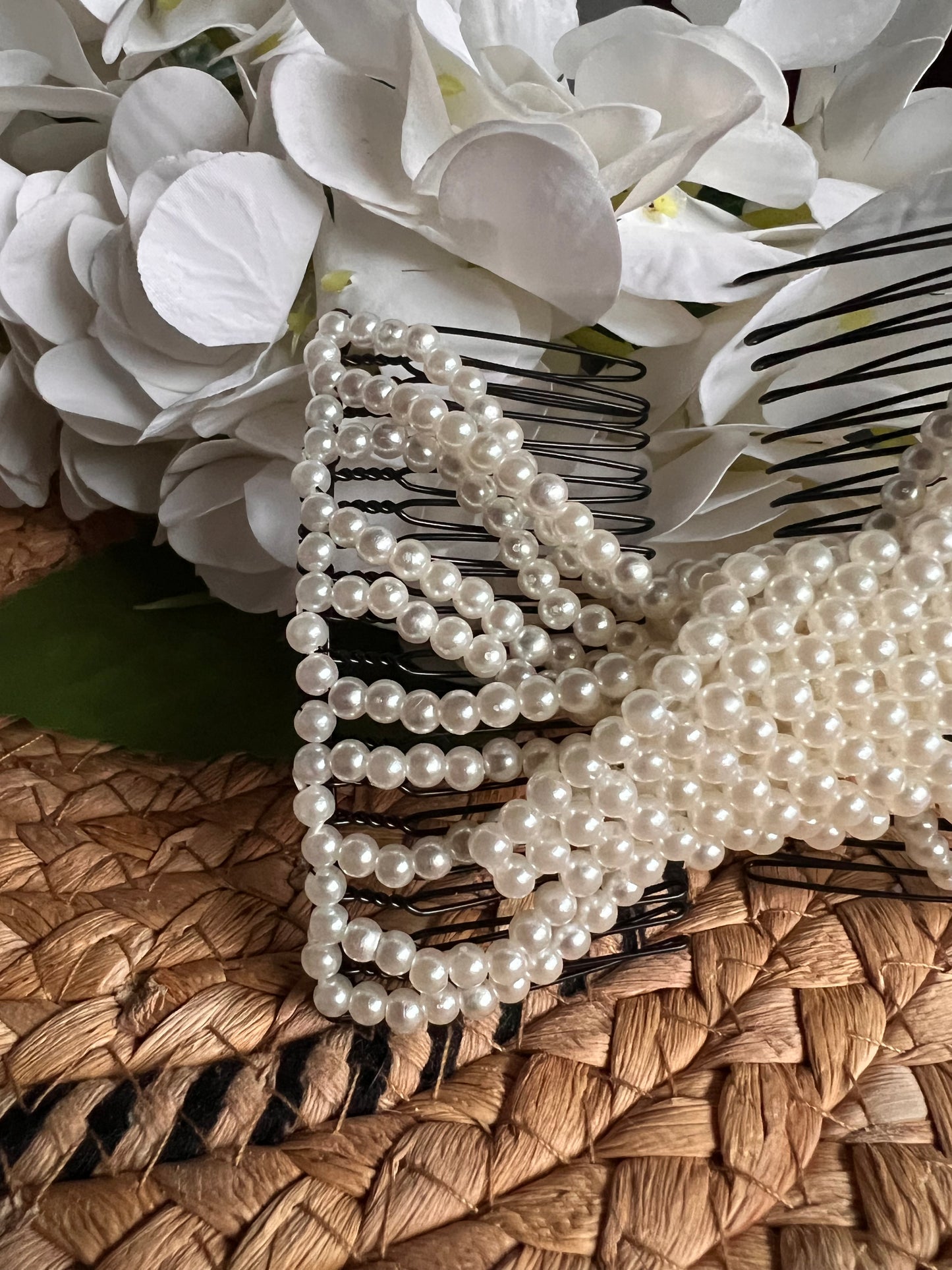 Horquilla con decoración de Perlas 01115