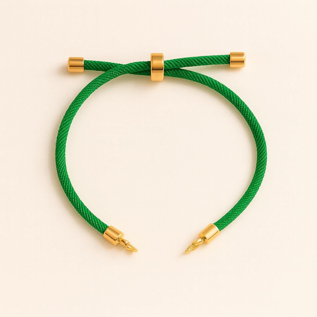 PULSERA DE TELA PARA DIJE CENTRAL COLORES VARIADOS