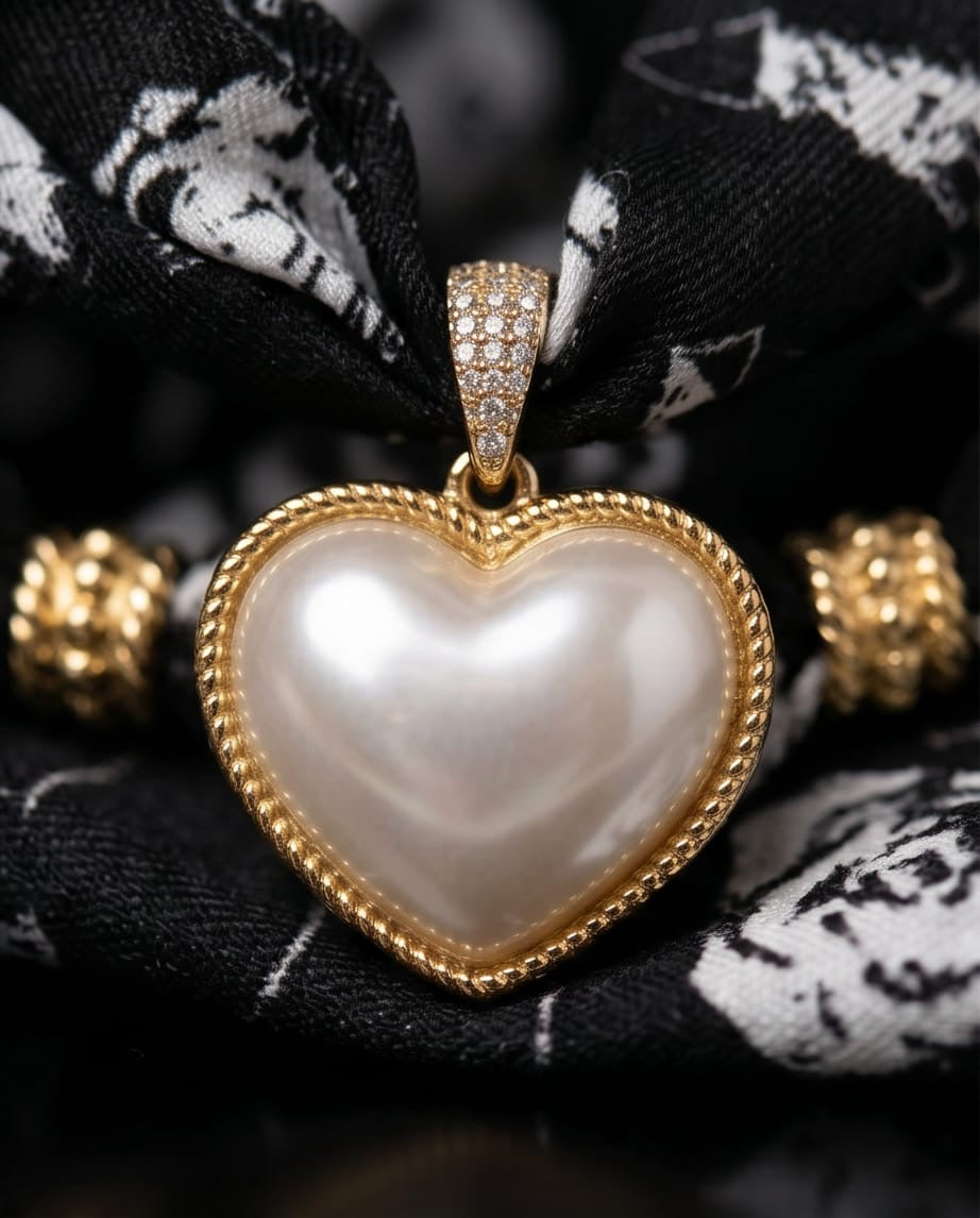 Collar Bufanda Corazón