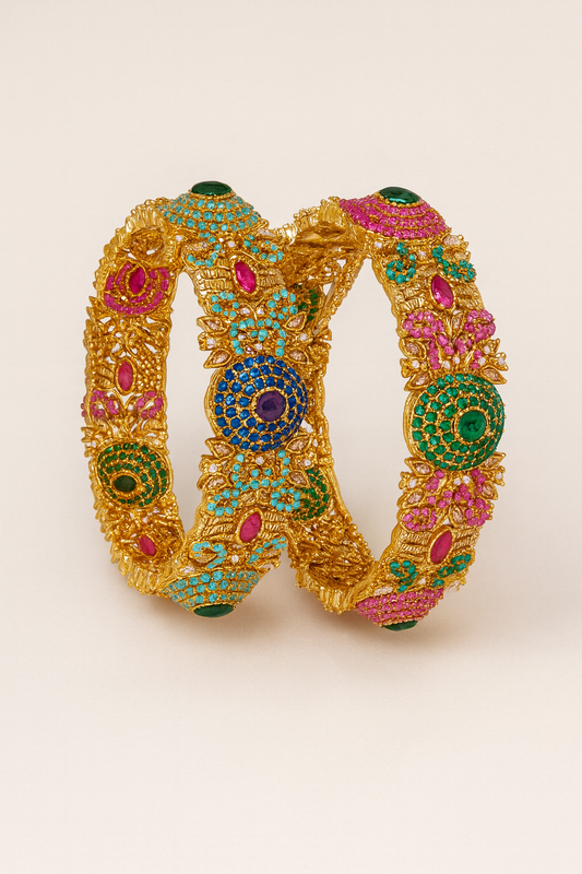 Alquiler Nauratan Kara – Par de Pulseras Artesanales de Lujo