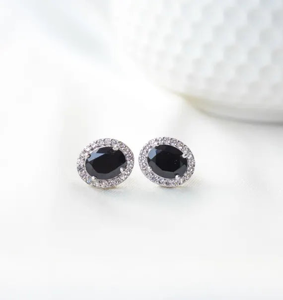 TOPITOS PLATA RODINADA CIRCON TONOS VARIOS BORDE DE CIRCONES BLANCOS