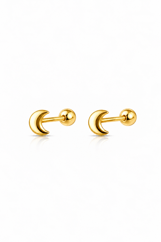 Topito Oro 10K luna sencilla - Piercing