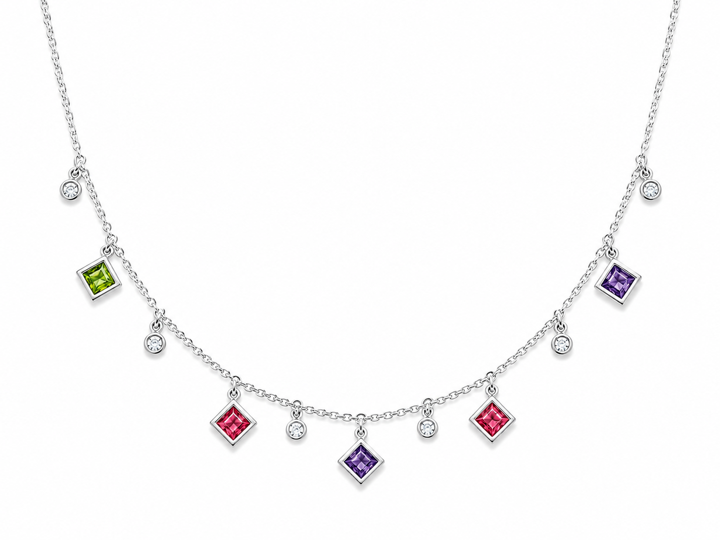 collar de plata rodinada MJ212