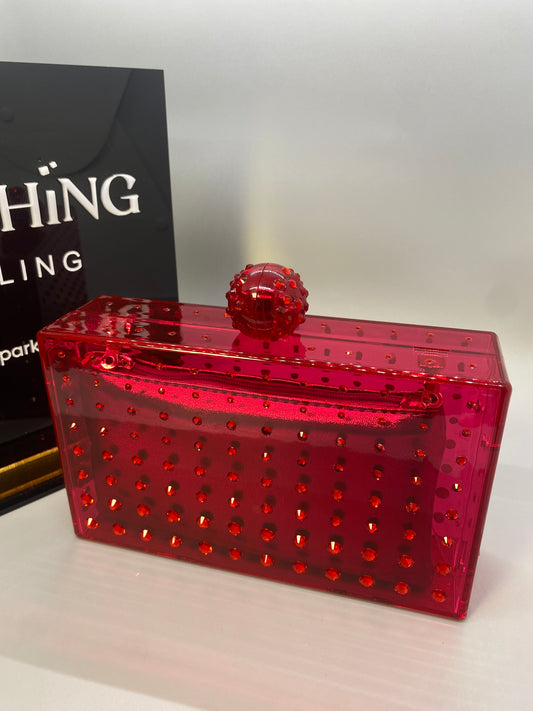 Cartera Swarovski on Acrilyc