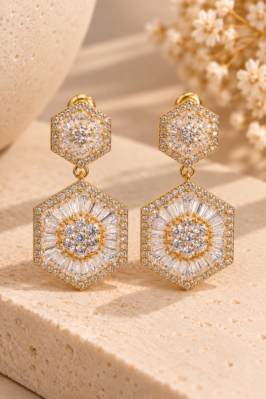 Aretes Hexagonales Crystal Radiance