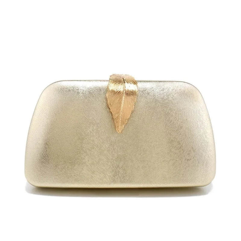 CLUTCH GOLDEN LEAF COLLECTION DORADA