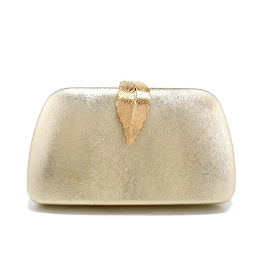 CLUTCH GOLDEN LEAF COLLECTION DORADA