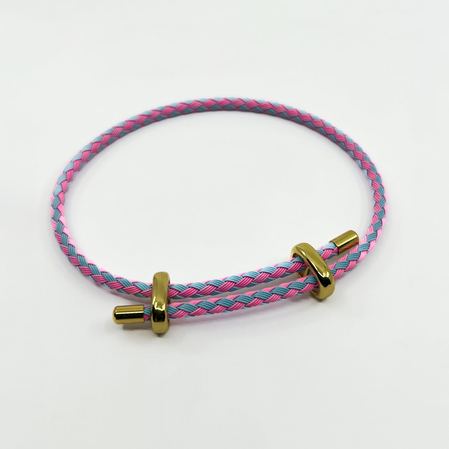 Pulseras ajustable cuerina rigida colores variados