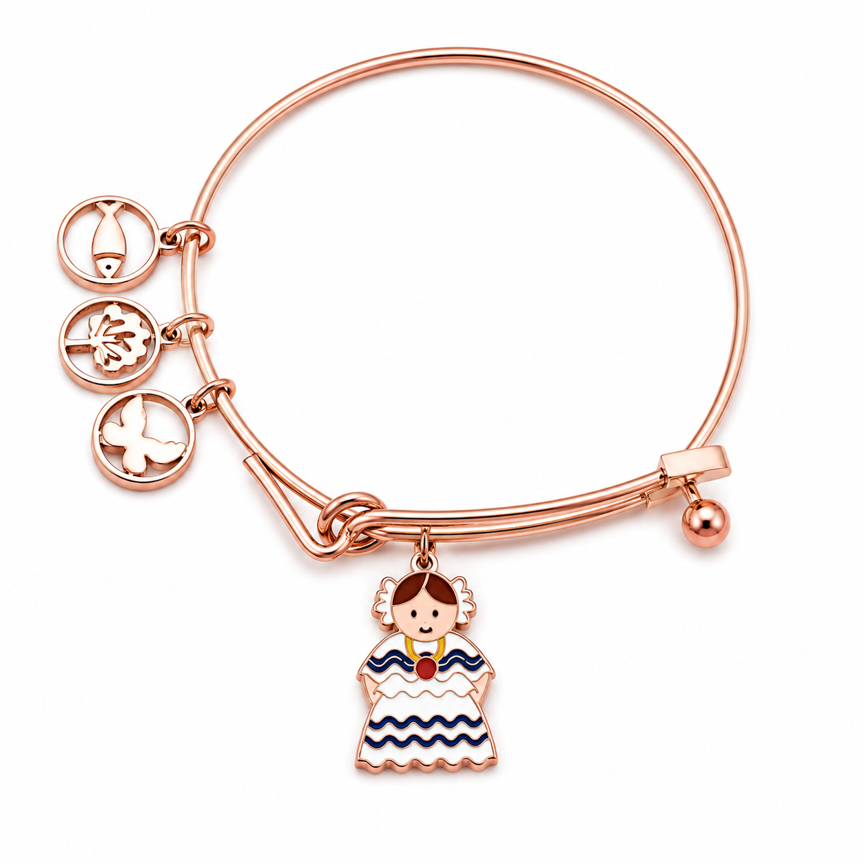 LA POLLERA PULSERA ROSE GOLD