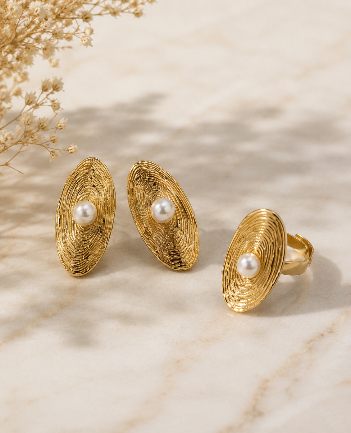 Aretes Perla Imperial
