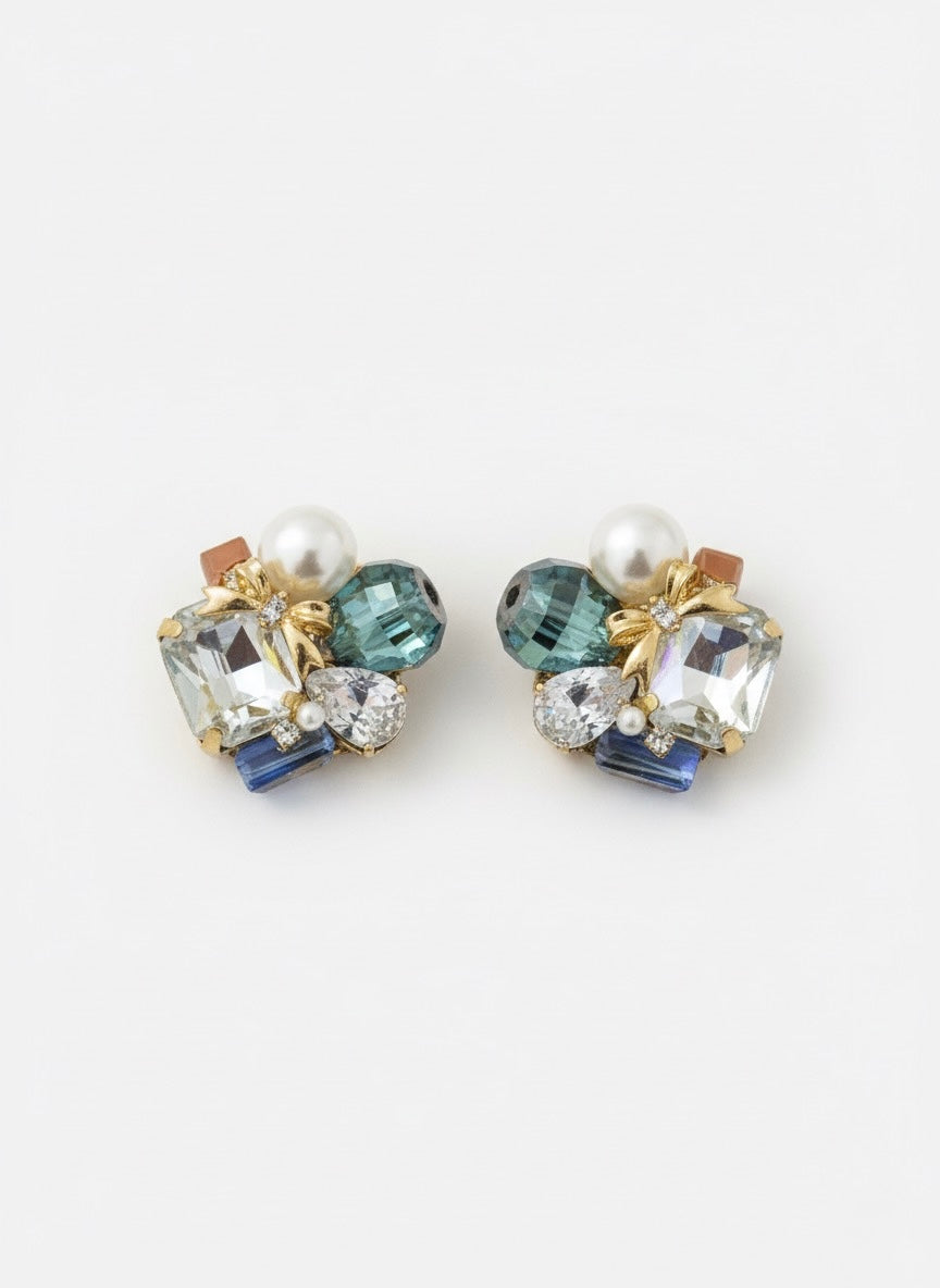 TOPITOS CON CRISTALES VARIOS Y PERLAS
