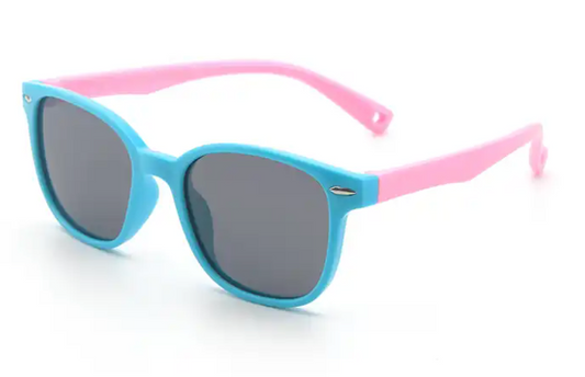 Lentes de Sol Celeste y Patas rosadas (2 a 7 años)