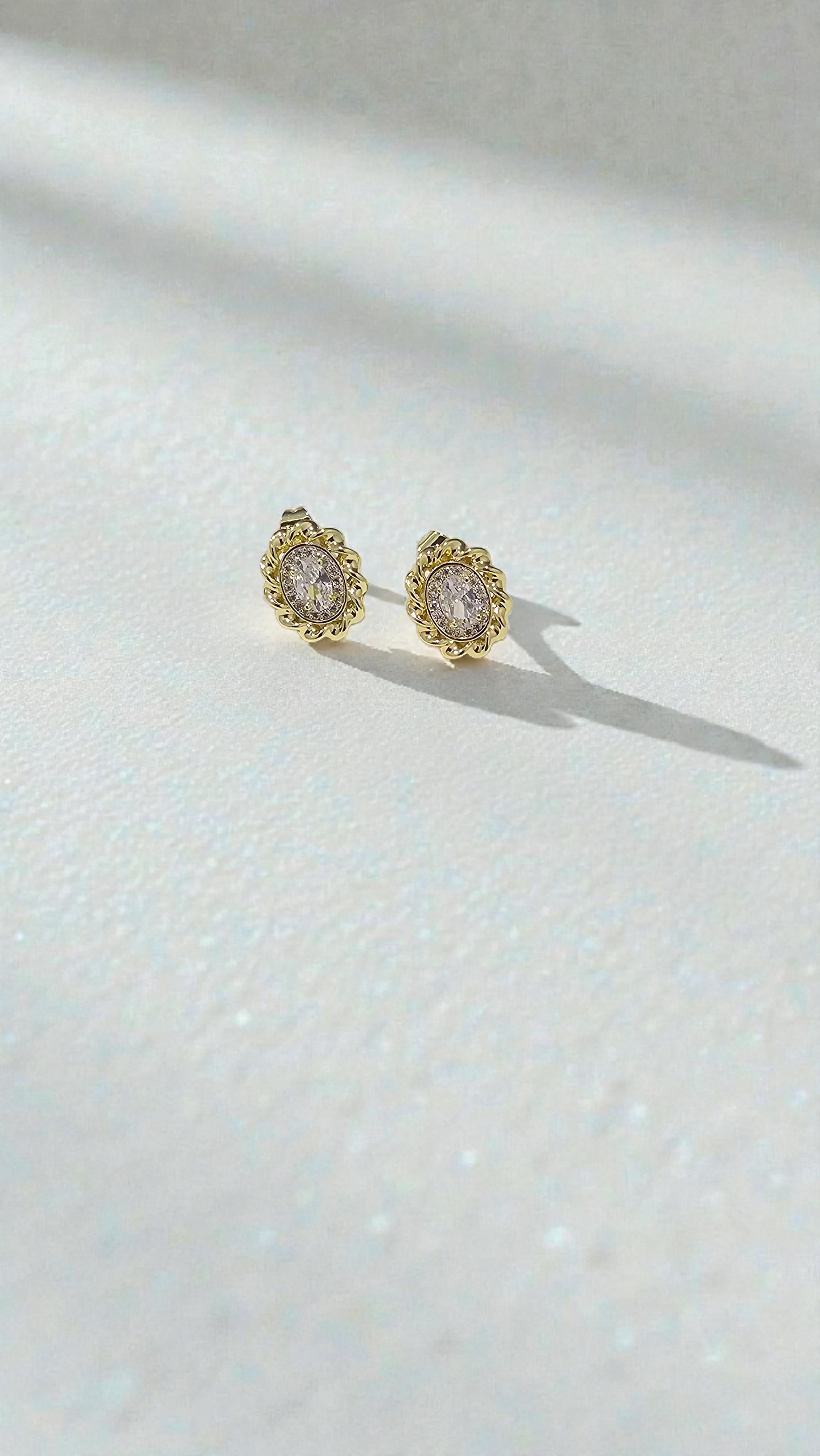ARETES BAÑO DE ORO MJ53