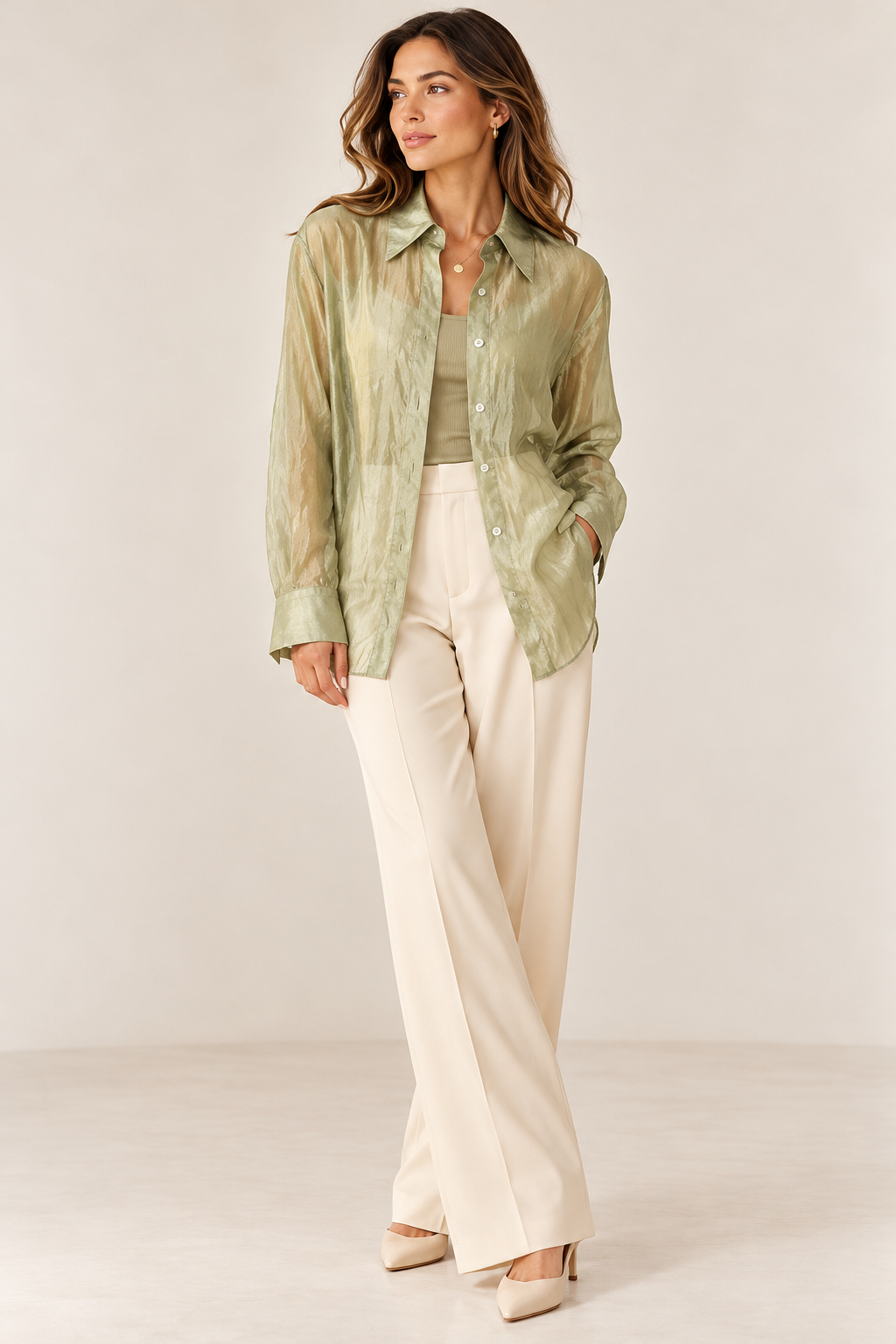 CAMISA DE ORGANZA