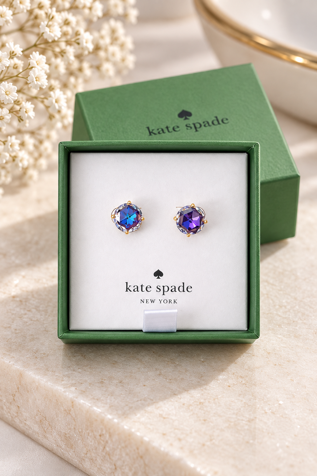 Kate Spade Iridescent Purple Earrings