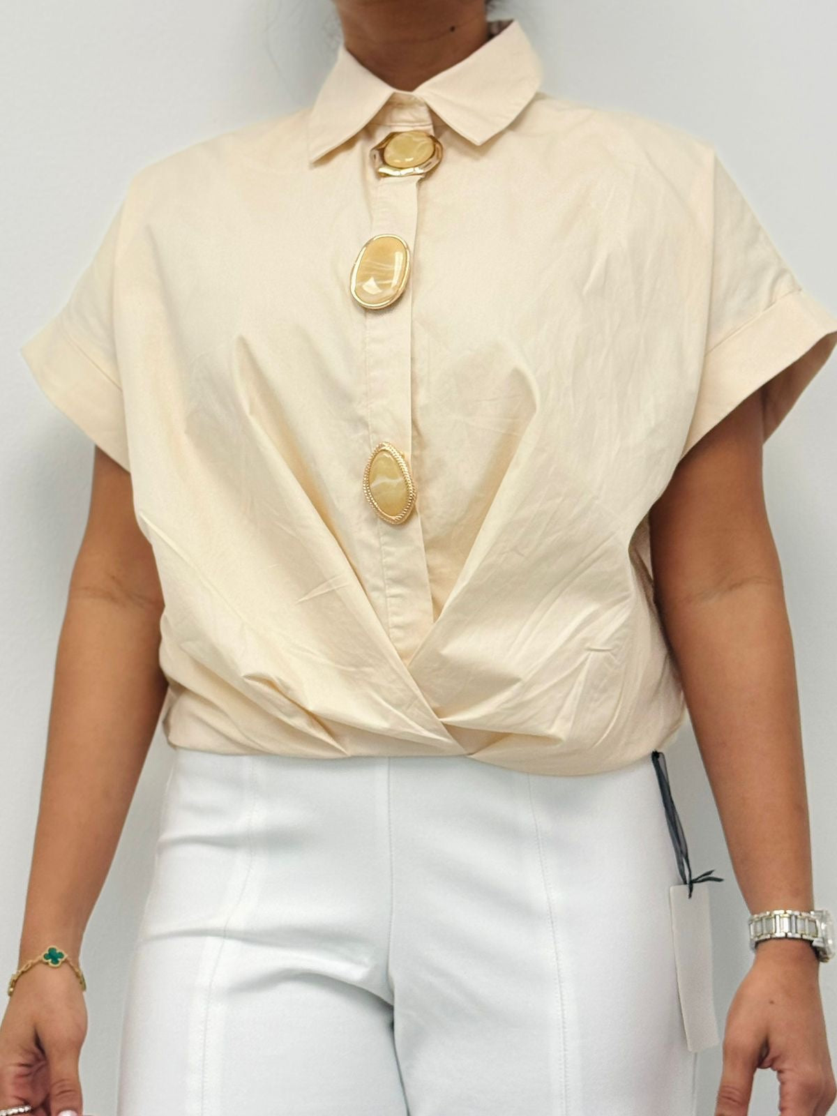 Blusa crema