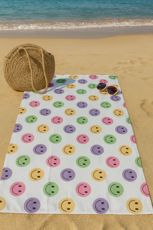 Toallas Rectangulares Happy Face