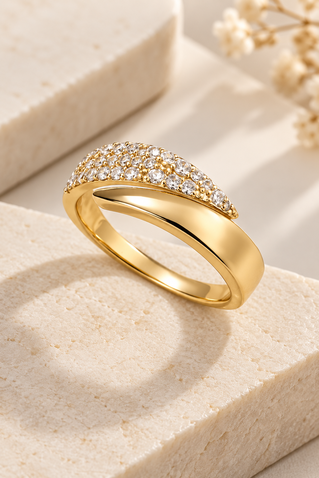 Anillo Golden Twist
