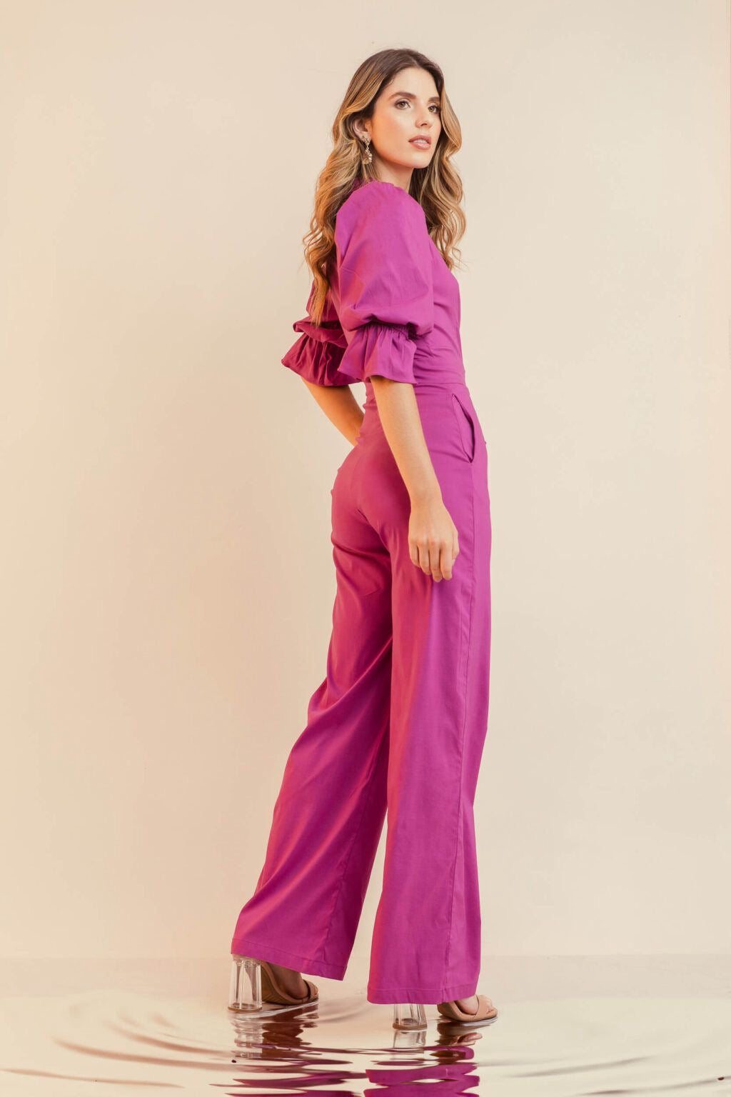 ENTERIZO FUCSIA