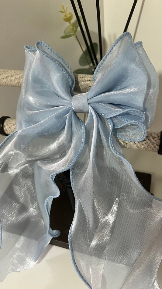 Lazo Chifon celeste
