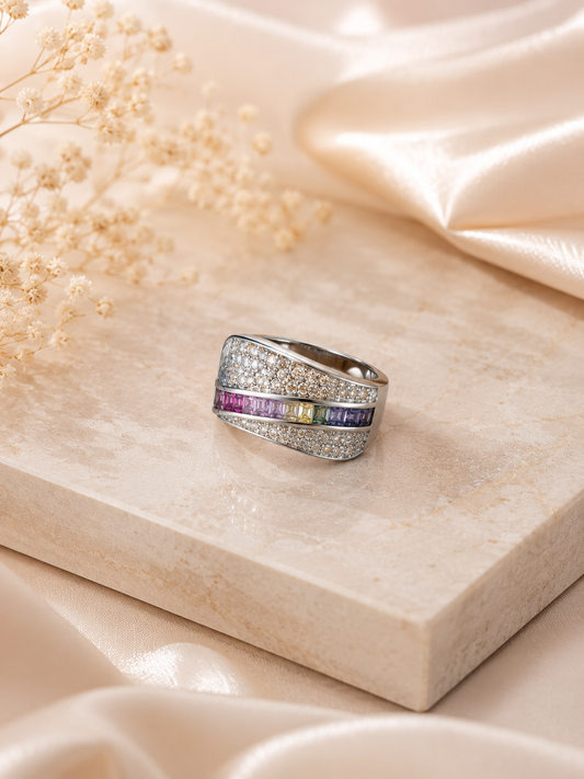 Anillo plata 925 con rodio MJ191
