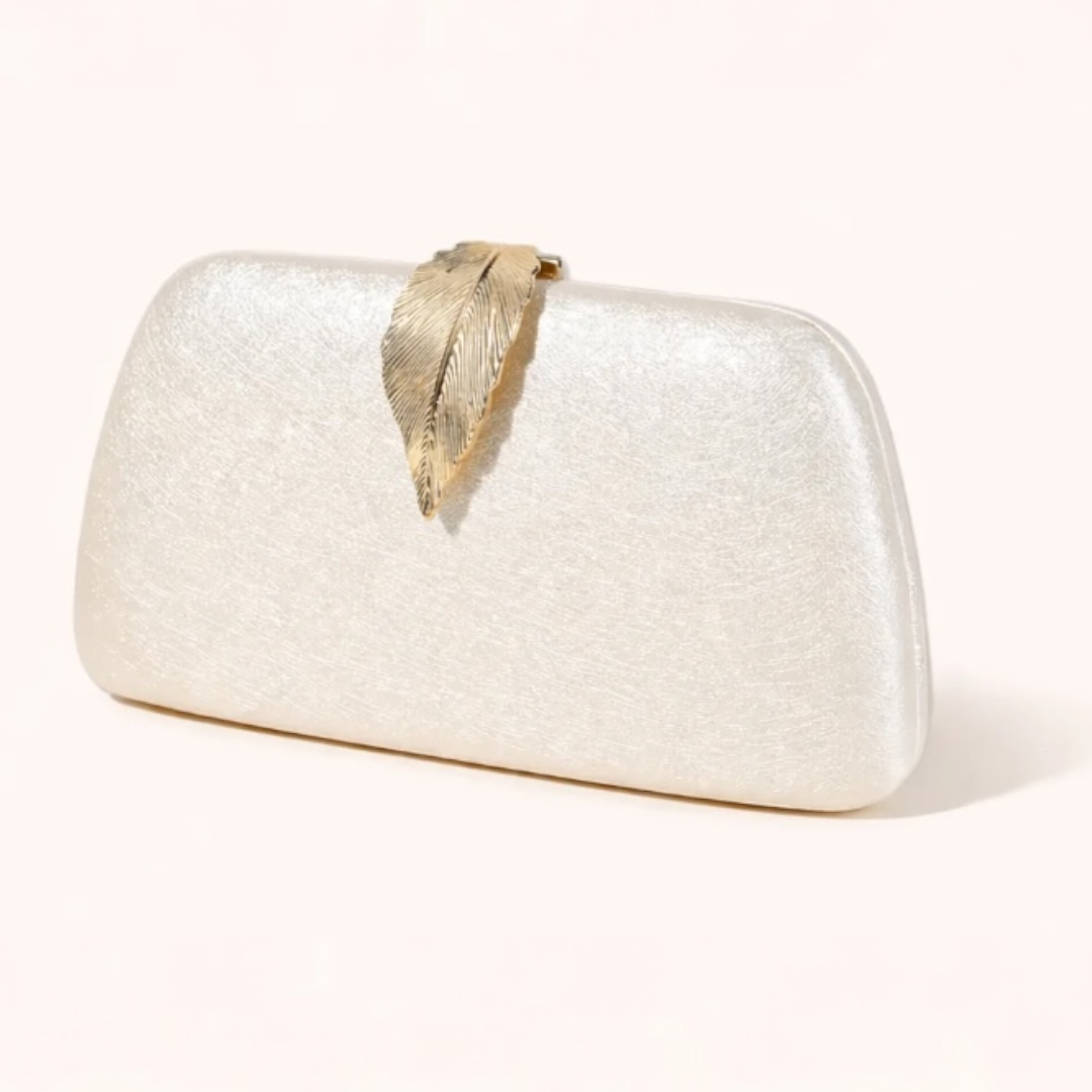 CLUTCH GOLDEN LEAF COLLECTION PERLA