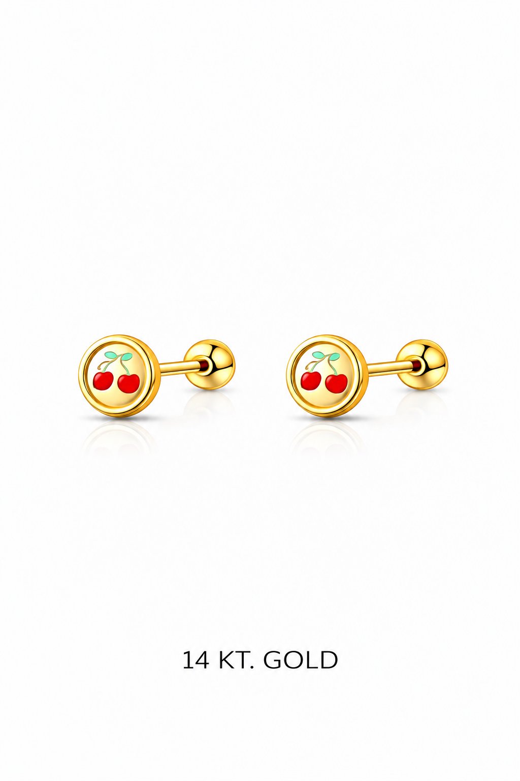 Topitos Oro 14K diseños variados - Piercing