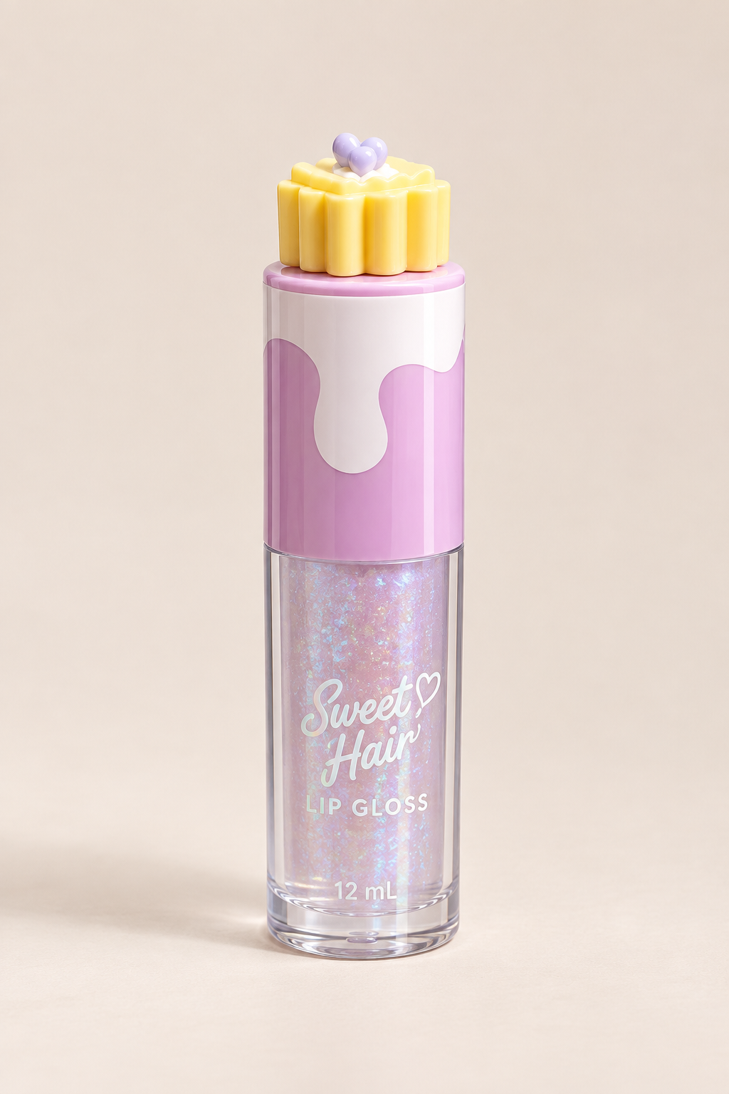 Lip Gloss con Charm de postres