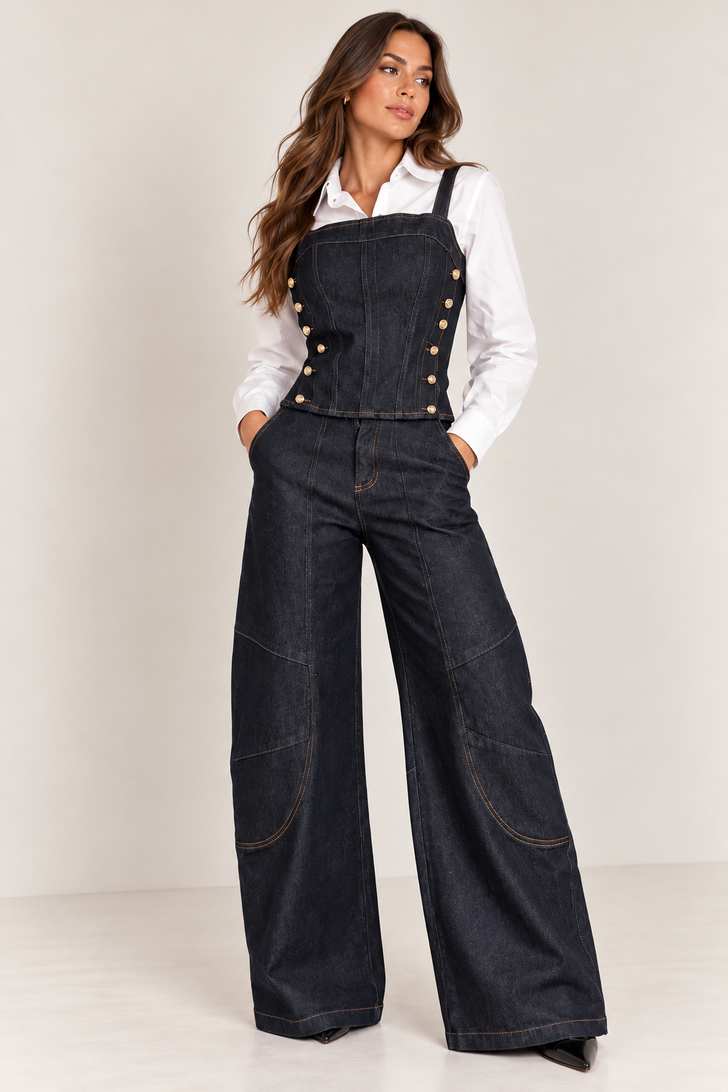 SET DEMIN CON CAMISA BLANCA