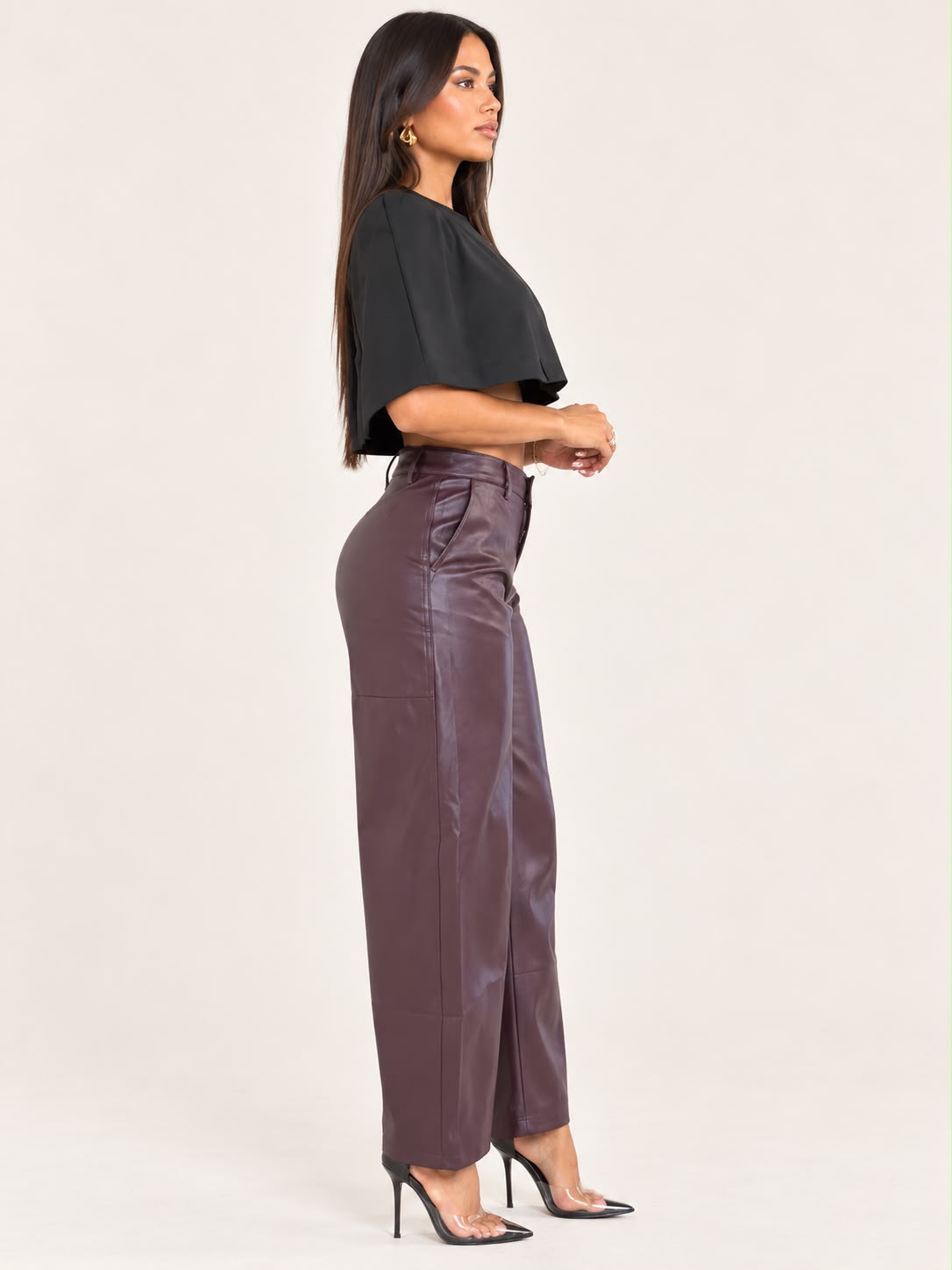 PANTALON BARREL CUERO