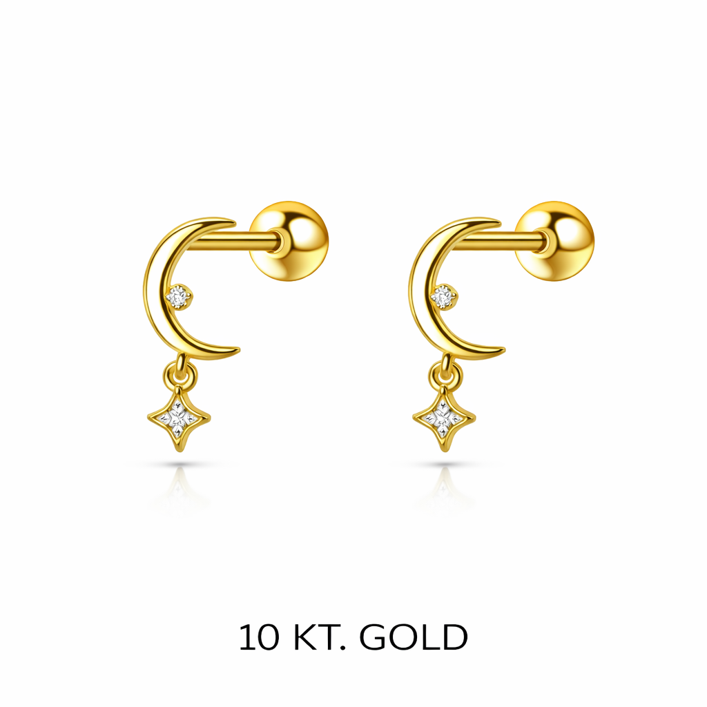 Topitos Oro 10K Europeo - Piercing
