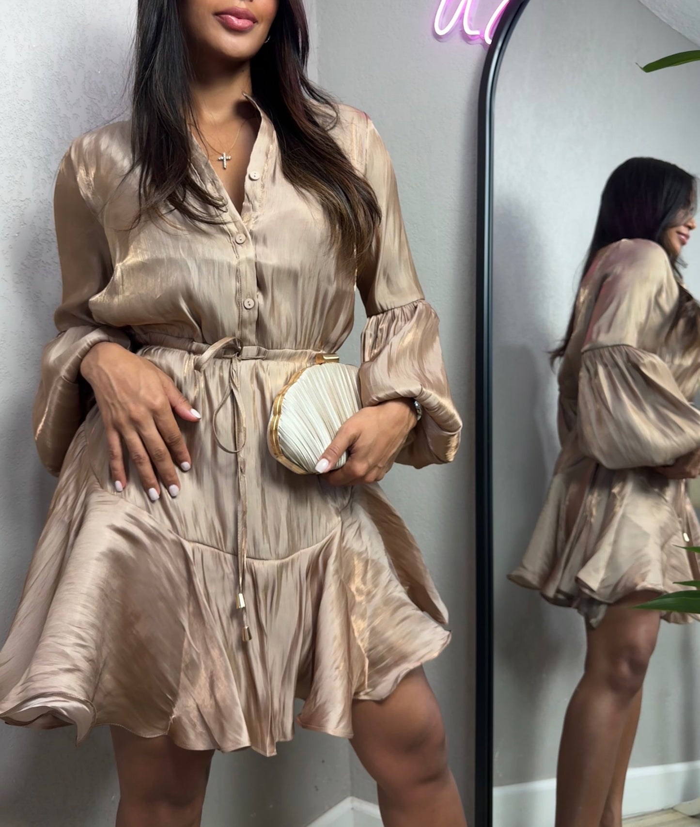Vestido tornasol