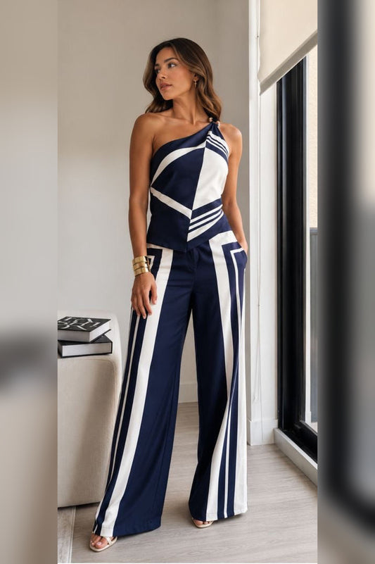 SET BLANCO Y AZUL