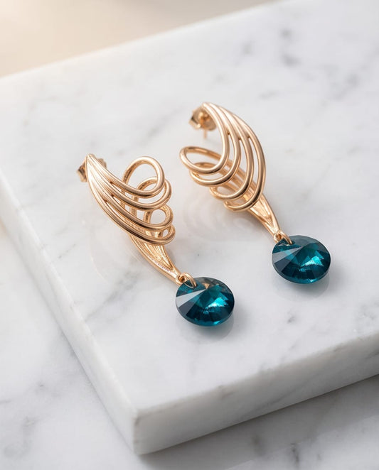 Argollas baño de oro